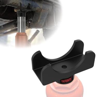 Imagem de YATOINTO Adaptador De Eixo De Macaco De Garrafa Sela De Elevação Para Tubo Redondo De 3 Selas De Eixo De Adaptador De Macaco De Garrafa Para Dentro De 1,25 A 1,60 Polegadas Plataforma De Elevação P