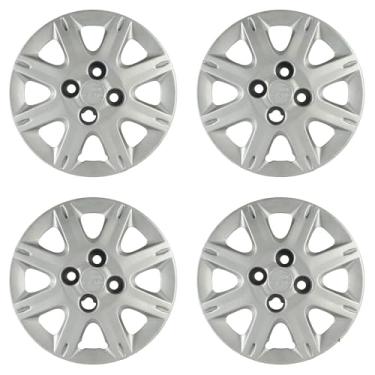 Imagem de Calota Aro 13" cor Prata Mod Uno Way Economy 08/09 (Jogo c/ 4 Calotas) Grid - 072CB-PTA-E