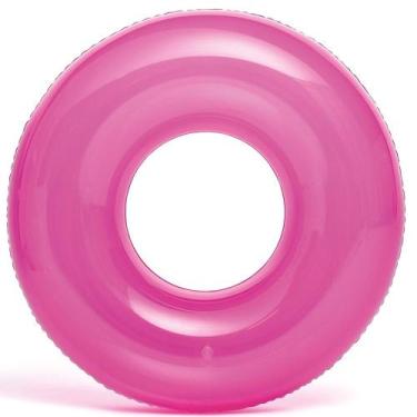 Imagem de Boia Inflável para piscina Fluorescente neon Boia Divertida Redonda 76