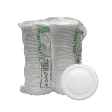 Imagem de Tampa para marmitex 500/700/750/900ML Ultratherm com 100 unidades - Ul