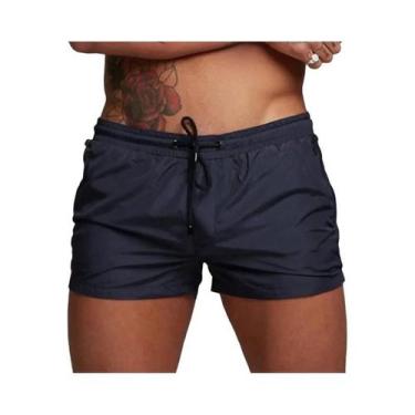 Imagem de Calção de banho masculino, verão, shorts praia, calção boxer, maiô - L
