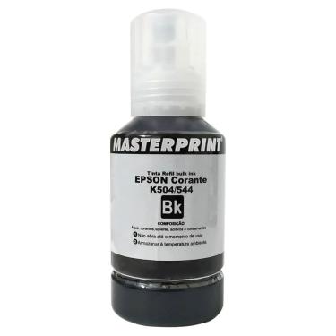 Imagem de Tinta Black Corante Compatível 504 544 para Epson L3110 L3150 L4150 L4160 L6160 L6170 L6190 ET2700 ET3700 127ml