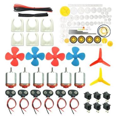 Imagem de Kit de motores DC EUDAX Mini Electric Hobby Motor 3V-12V 25000RPM