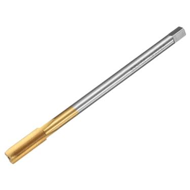 Imagem de uxcell Torneira de rosca métrica M8 x 0,5 H2 120 mm rosca reta rosca fresadora torneiras ferramenta de reparo de rosqueamento