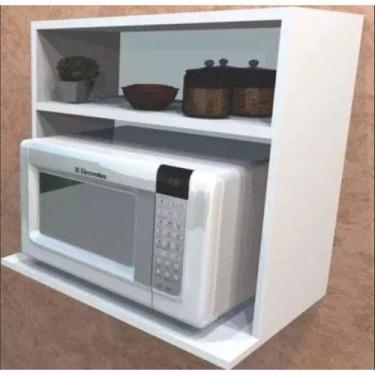 Imagem de Suporte Para Microondas Com Nicho Mdf - B&D Arte e Decoração
