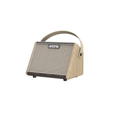 Imagem de Amplificador para Violão Acústico Portátil AG-15A mini live com Bluetooth, Bateria Recarregável, Entrada para Microfone, Efeitos de Reverb e Delay, Drum Machine Integrada, USB, OTG e Ideal Prática