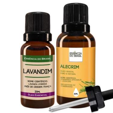 Imagem de Kit Óleo Essencial Lavandim 20Ml + Óleo Vegetal Alecrim 30Ml - Essênci