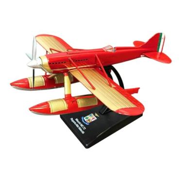 Imagem de Dynwave Ornamento de hidroavião fundido em escala 1/72, modelo de avião aquático em liga metálica, presente para homens, prateleira de quarto e armário de TV