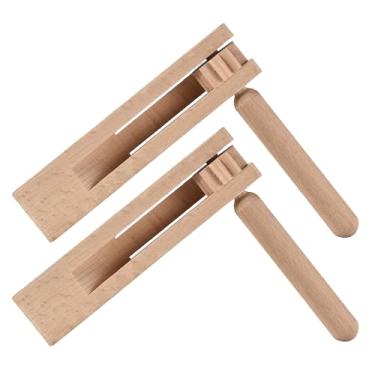 Imagem de HILAZA 2 Pack Matracas Mexicanas Noise Makers, Handheld Wooden Mexican Party Ratchet Noisemakers for Soccer Sporting Events, Fiesta, Graduation, Religious Festivals and Cinco de Mayo Celebrations