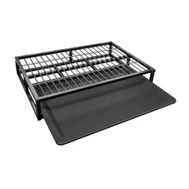 Imagem de Generic Bandeja para penico de cachorro, caixa sanitária para animais de estimação, mantenha-a limpa, grades de malha laváveis, comadre para treinamento de, Preto