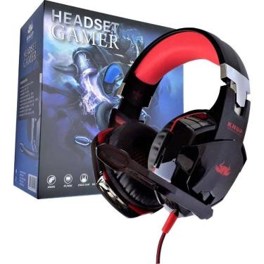 Imagem de Headset Gamer Knup Kp-455A Vermelho