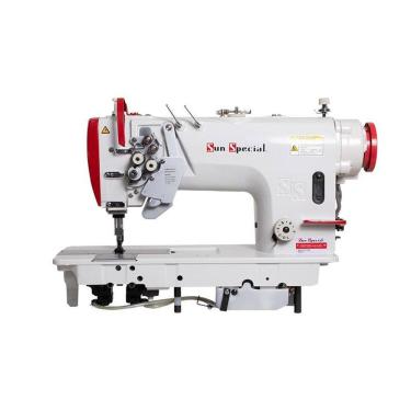 Imagem de Máquina Costura Industrial Pespontadeira Alternada SS8750D-H-LH-SU 220V - Sun Special