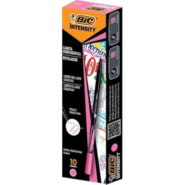 Imagem de Caneta Com Ponta Porosa Intensity 0 4Mm Rosa Cx Com 10 81640