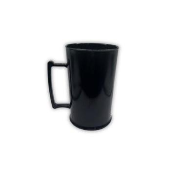 Imagem de Kit 10 Caneca de acrílico 400 ML cores diversas - Biel Copos, Preto Fe