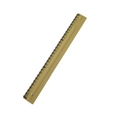 Imagem de Régua Baixa Visão Braille Tátil Adaptada Alto Contraste com 30Cm - Inc