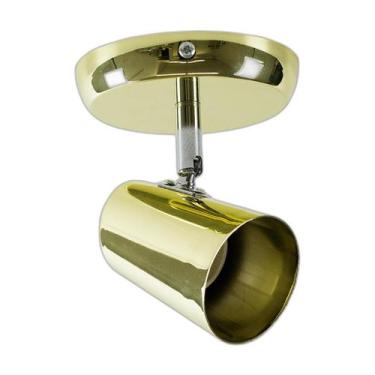 Imagem de Spot De Sobrepor New Short Direcionável Mr16 Dourado Llum - Bronzearte