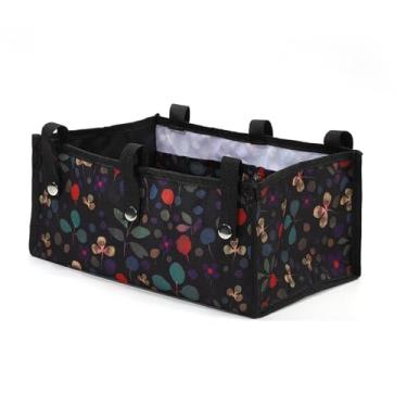 Imagem de Dongawin Walker Bag Sob O Assento Para Andador De Quatro Rodas, Bolsa Organizadora Andador, Armazenamento Andadores Idosos, Acessórios (Clover, Grande)