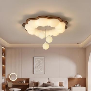 Imagem de Nórdico Moderno Quarto Lâmpada De Teto LED Moda Simplicidade Arte Sala De Estar Estudo De Restaurante Quarto Infantil Corredor Varanda Luz (3822 D58CM)