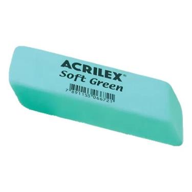 Imagem de Borracha Soft Green - Acrilex, Verde