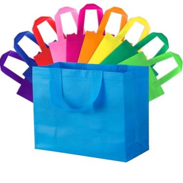 Imagem de SPERPAND 30 peças de sacos de presente extra grandes, saco de presente reutilizável, sacos de presente com alças para lembrancinhas de festa, aniversário, chá de bebê