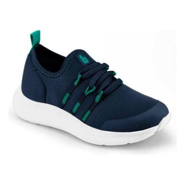 Imagem de Tênis Infantil Bibi Action Menino Naval Slime Fácil Calce -, Azul, Esc