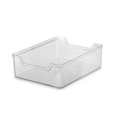 Imagem de 1 Caixas Organizadoras de Acrílico Grande Multiuso Cozinha Mesa - Drum
