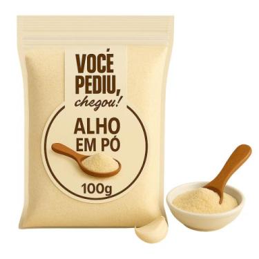 Imagem de Tempero Alho em Pó Puro Condimento Natural Sem Glúten - Chá e Alívio