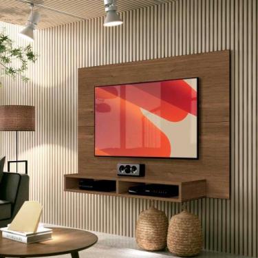 Imagem de Painel Pequeno Para TV 43 Polegadas Suspenso 1,20m Com Nicho - Repleta