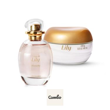 Imagem de Combo Lily Blanche | Desodorante Colônia 75ml + Creme Acetinado 250g