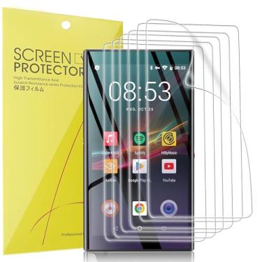 Imagem de Lamshaw Película protetora de tela compatível com PECSU G5 MP3 Player, [6 unidades], película transparente de TPU de cobertura total, compatível com PECSU G5 5" MP3 Player (pacote com 6)