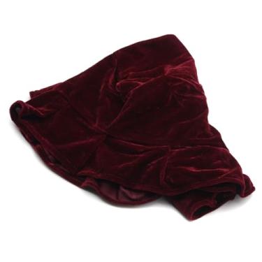 Imagem de Conservação Suave Pleuche Macrame Piano Cadeir (Vermelho)