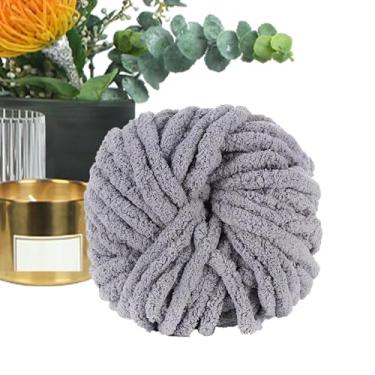 Imagem de Fio Chenille,27 M Fio Veludo Para Mantas | Artigos Para Tricô e Crochê Para Decoração De Casa Almofada Chapéu Cesta Roupas De Bebé Manta,Chapéu Almofada Roupas Bebê Cama Pet Cachecol