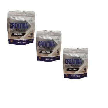 Imagem de Kit 3 Creatina Ultra Micronizada 100% Pura 3x150g - IDNLabs - IndLabs,