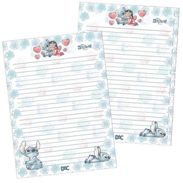 Imagem de Refil de Folhas para Caderno SMART Colegial STITCH com 48 Folhas - DAC