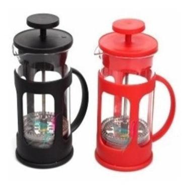 Imagem de Cafeteira francesa cremeira inox prensa plastico vidro - Multicoisa da