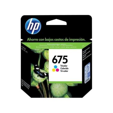 Imagem de Cartucho De Tinta Hp 675 Cn691al Officejet 4000 4400 4575 | Colorido| Original Hp