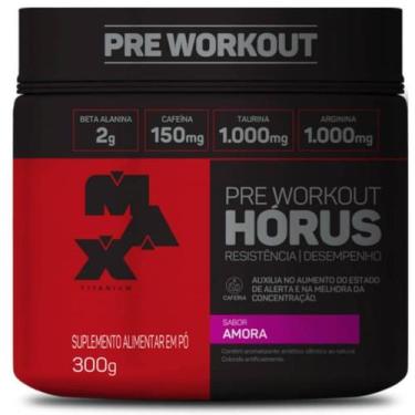 Imagem de Horus - Pré Treino (300g) Max Titanium, Amora
