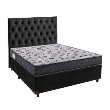Imagem de Kit Cabeceira + Cama Box + Colchão Casal D33 Iso100 Ortobom