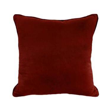 Imagem de Almofada Veludo Soft Liso Com Cordão Ocre 52X52cm - Decortextil, único