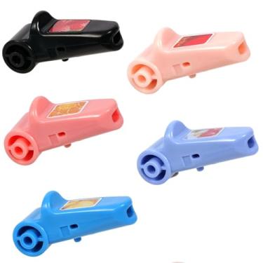 Imagem de Pacote com 5 pontas de canudo infundidas com aroma para tampas Stanley Tumbler, pontas de reposição de silicone de grau alimentício com 5 aromas (morango, limão, menta, maçã verde, mirtilo)