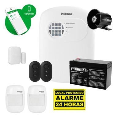 Imagem de Kit Alarme Intelbras Sensores Sf 1 Magnético 2 De Presença