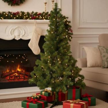 Imagem de Arvore De Natal 2,10 Metros 450 Galhos Cheia Pinheiro Luxo - VMP