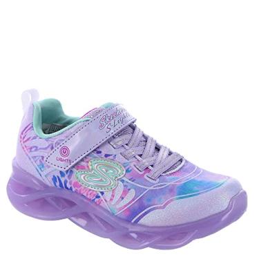 Imagem de Skechers Tênis infantil unissex Twisty Ice, Lavanda/Multi, 14