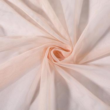 Imagem de Tecido de malha elástica de 4 vias, tecido de malha de nylon elastano 152 cm de largura para roupa de dança esportiva lingerie leve transparente nude