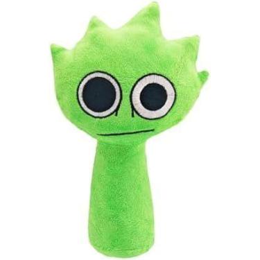 Imagem de Brinquedo de pelúcia Sprunki Game Wenda 20 cm verde escuro para crianç