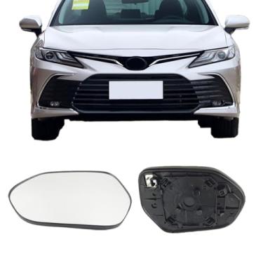 Imagem de Vidro de substituição do espelho lateral do motorista para Toyota Camry 2018-2024, vidro retrovisor lateral esquerdo aquecido externo automotivo para Toyota Camry 2018 2019 2020 2021 2022 2023 2024