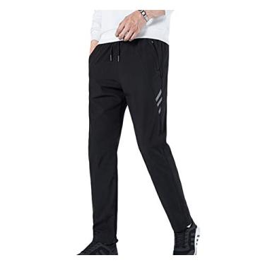 Imagem de Calças masculinas de esqui com bolso com zíper, à prova de vento à prova de água grossas calças de neve fleece golfe calças de viagem para meninos esportes de inverno térmicas duráveis softshell calças de caminhada