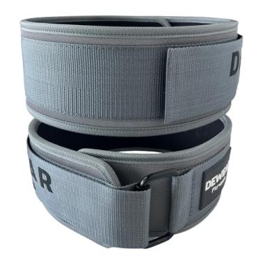 Imagem de Cinto de levantamento de peso durável, cinto de ginástica de 10 cm de largura para musculação, levantamento de peso, agachamentos, levantamento terra – oferece suporte lombar e estabilidade para