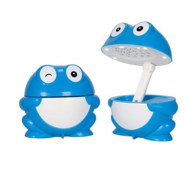 Imagem de Luminária Mesa Cômoda Led Infantil Sapo Dobrável Design Articulável Decoração Quarto Bebê Criança