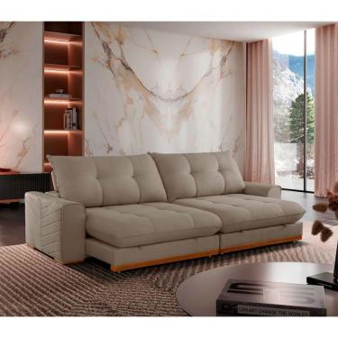 Imagem de Sofá Argo Veludo 02 Módulos 90 Cm B25cm Meu Sofá Online B002 Veludo Capuccino